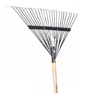 Origation Rake Imacasa - 24-Tine Leaf Rake w/ Wood 54