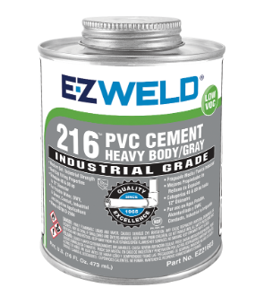 E-Z Weld - Enviro 216 PVC Cement Heavy Body/Gray | La Noria